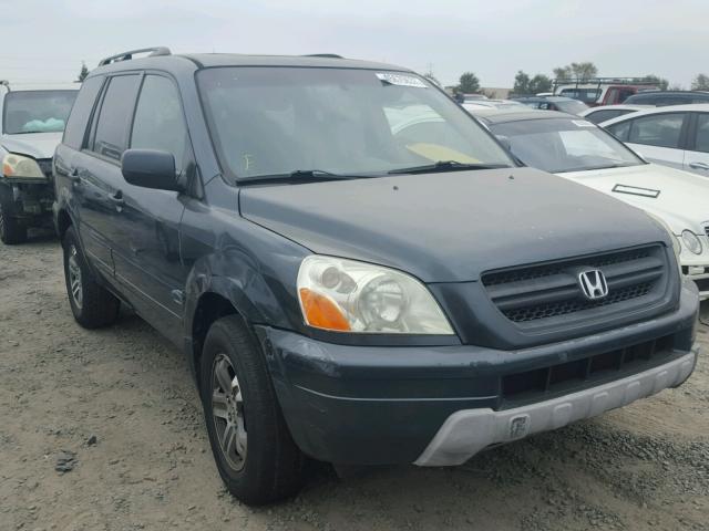 5FNYF18615B000307 - 2005 HONDA PILOT EXL CHARCOAL photo 1