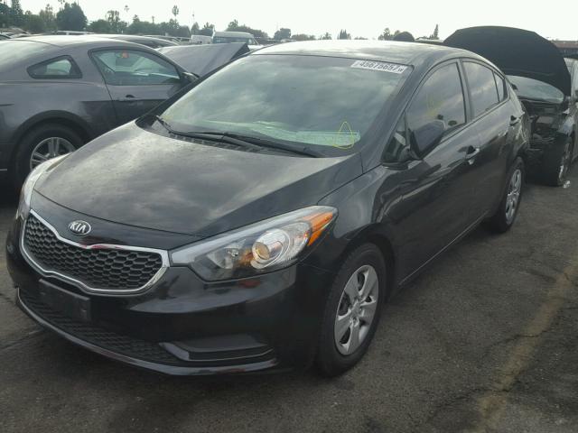 KNAFK4A63G5527474 - 2016 KIA FORTE LX BLACK photo 2