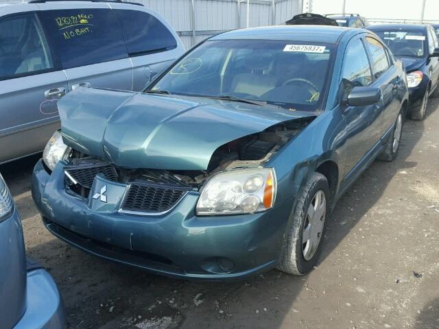 4A3AB36F84E602212 - 2004 MITSUBISHI GALANT ES GREEN photo 2