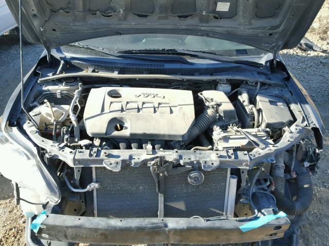 2T1BU4EE2BC635867 - 2011 TOYOTA COROLLA BA GRAY photo 7