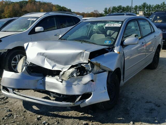 2T1BR32E76C590074 - 2006 TOYOTA COROLLA CE SILVER photo 2