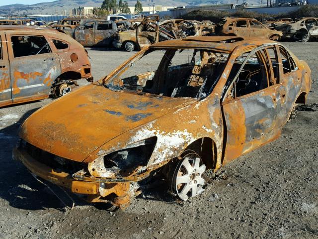 1HGCM66505A005337 - 2005 HONDA ACCORD EX BURN photo 2