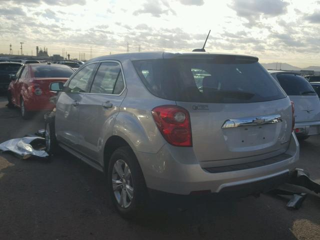 1GNALAEK8FZ108714 - 2015 CHEVROLET EQUINOX LS SILVER photo 3