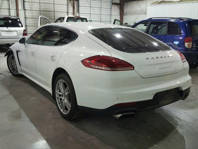 WP0AA2A76EL005380 - 2014 PORSCHE PANAMERA 2 WHITE photo 3