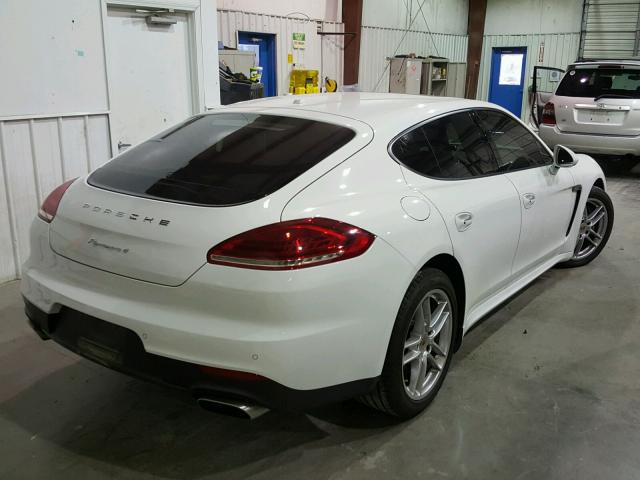 WP0AA2A76EL005380 - 2014 PORSCHE PANAMERA 2 WHITE photo 4