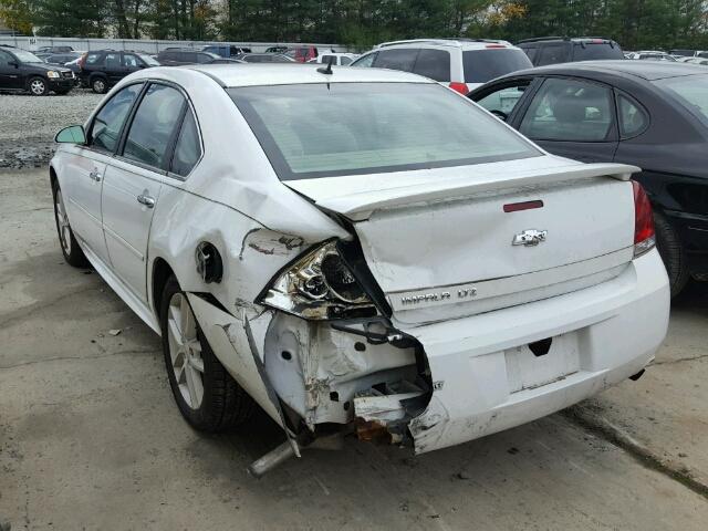2G1WC5E34C1126025 - 2012 CHEVROLET IMPALA WHITE photo 3