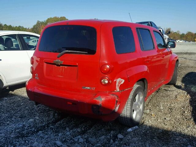 3GNCA23B59S644545 - 2009 CHEVROLET HHR LT RED photo 4