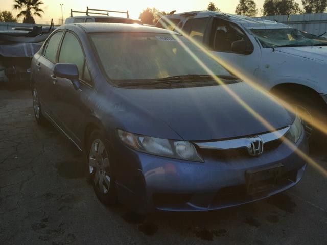 2HGFA1F59BH514171 - 2011 HONDA CIVIC LX BLUE photo 1