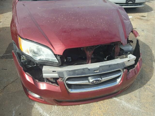 4S3BL626497226969 - 2009 SUBARU LEGACY 2.5 MAROON photo 9