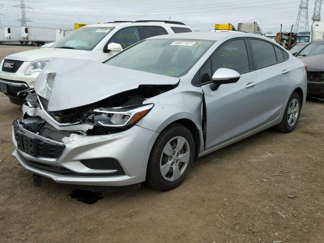 1G1BC5SM0G7234095 - 2016 CHEVROLET CRUZE LS SILVER photo 2