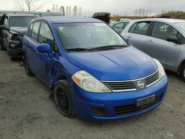 3N1BC13E97L000298 - 2007 NISSAN VERSA S BLUE photo 1