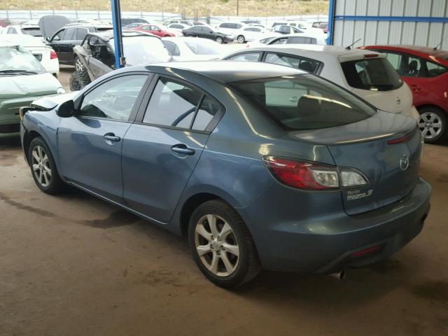 JM1BL1SF3A1237388 - 2010 MAZDA 3 I BLUE photo 3