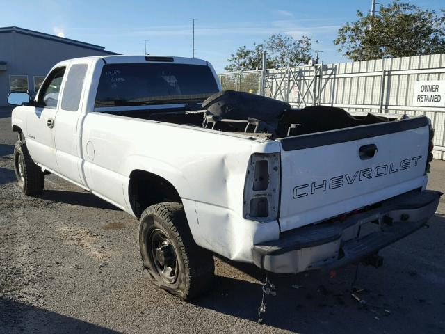 1GCHC29U27E195527 - 2007 CHEVROLET SILVERADO WHITE photo 3