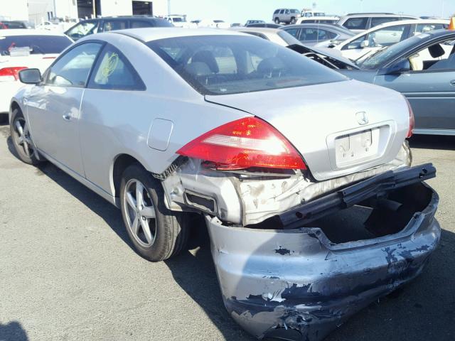 1HGCM72643A025186 - 2003 HONDA ACCORD SILVER photo 3