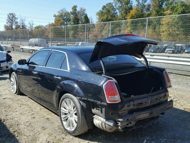 2C3CA5CG4BH594501 - 2011 CHRYSLER 300 LIMITE BLACK photo 3