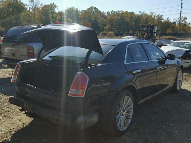 2C3CA5CG4BH594501 - 2011 CHRYSLER 300 LIMITE BLACK photo 4