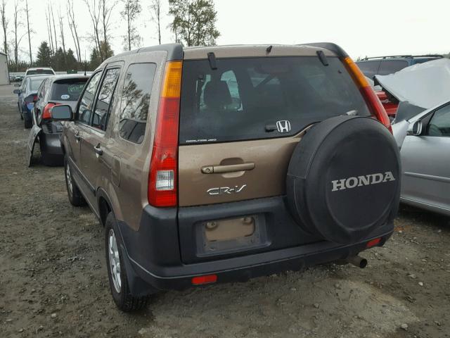 JHLRD78813C038230 - 2003 HONDA CR-V EX BROWN photo 3