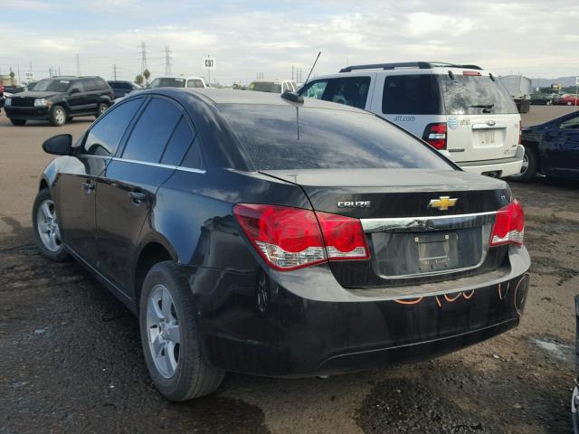 1G1PC5SB3F7154860 - 2015 CHEVROLET CRUZE LT BLACK photo 3