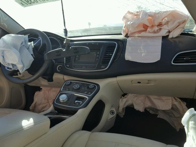 1C3CCCAB2GN128053 - 2016 CHRYSLER 200 LIMITE WHITE photo 9