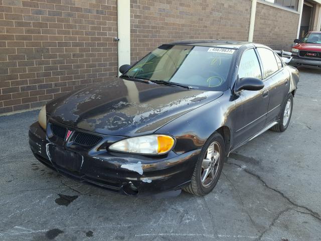 1G2NF52EX3C277210 - 2003 PONTIAC GRAND AM S BLACK photo 2