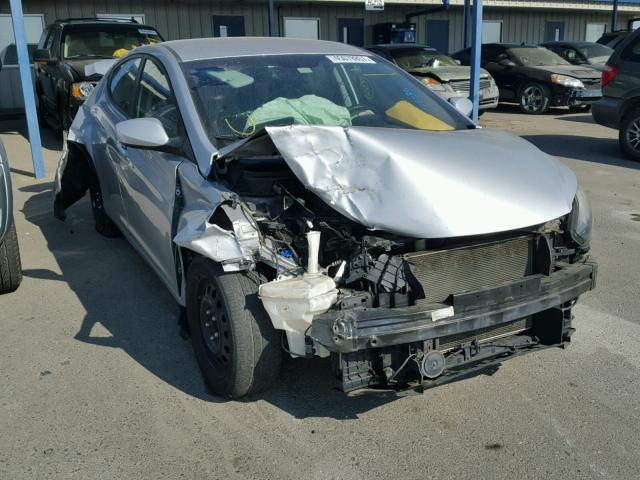 5NPDH4AE7BH015628 - 2011 HYUNDAI ELANTRA GL SILVER photo 1