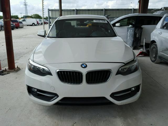 WBA1F9C56GV545161 - 2016 BMW 228 I WHITE photo 10