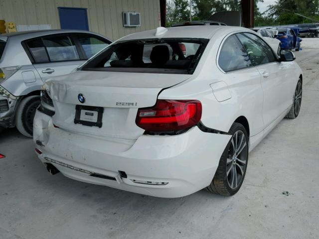 WBA1F9C56GV545161 - 2016 BMW 228 I WHITE photo 4