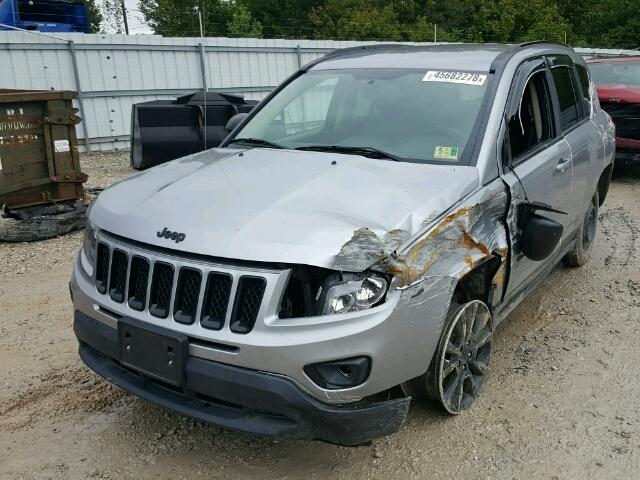 1C4NJDBBXFD292816 - 2015 JEEP COMPASS SP CHARCOAL photo 2