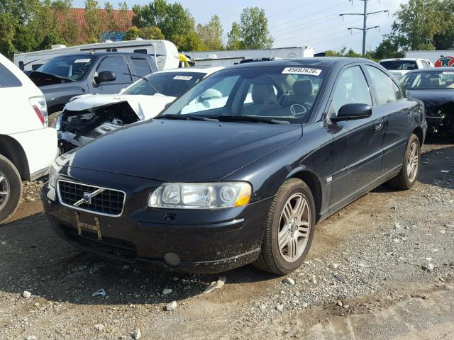 YV1RS592962547049 - 2006 VOLVO S60 2.5T BLACK photo 2