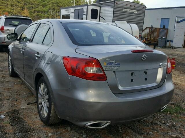 JS2RE9A38A6100244 - 2010 SUZUKI KIZASHI SE SILVER photo 3