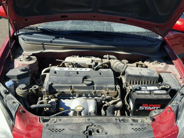 KNADE243096505661 - 2009 KIA RIO 5 SX RED photo 7