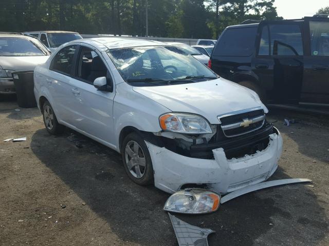 KL1TD5DE0BB180860 - 2011 CHEVROLET AVEO LS WHITE photo 1