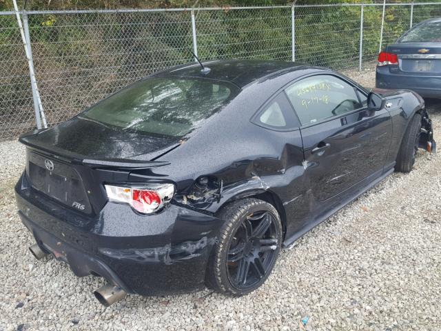 JF1ZNAA11D2724432 - 2013 TOYOTA SCION FR-S BLACK photo 4