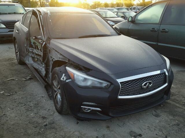 JN1BV7AR8FM419119 - 2015 INFINITI Q50 BASE BLACK photo 1