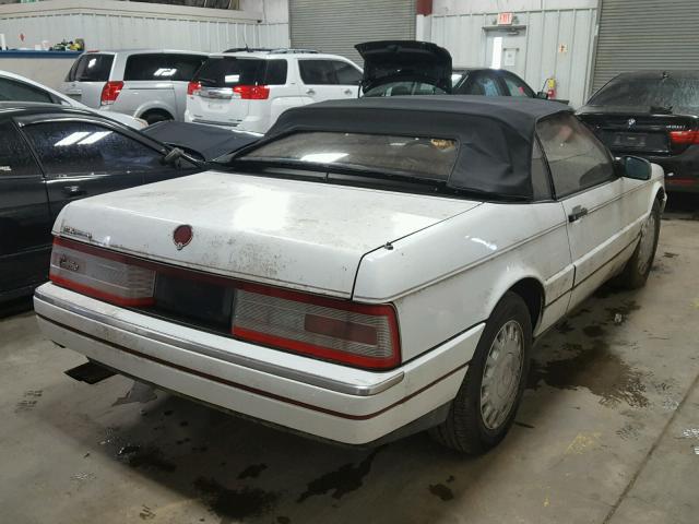 1G6VS3397PU127197 - 1993 CADILLAC ALLANTE WHITE photo 4