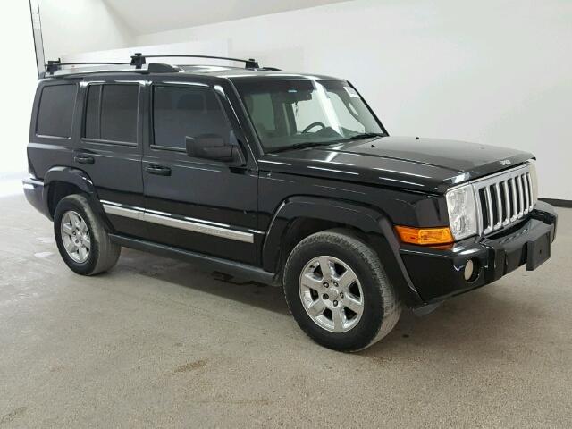 1J8HH58297C627229 - 2007 JEEP COMMANDER BLACK photo 1