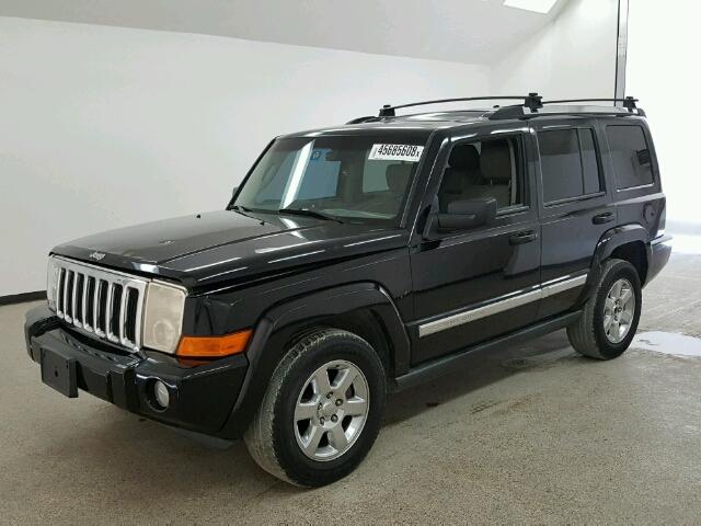 1J8HH58297C627229 - 2007 JEEP COMMANDER BLACK photo 2