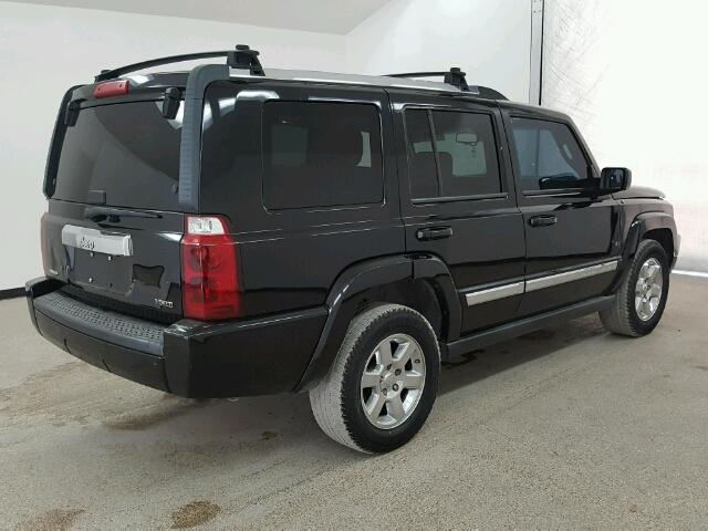 1J8HH58297C627229 - 2007 JEEP COMMANDER BLACK photo 4