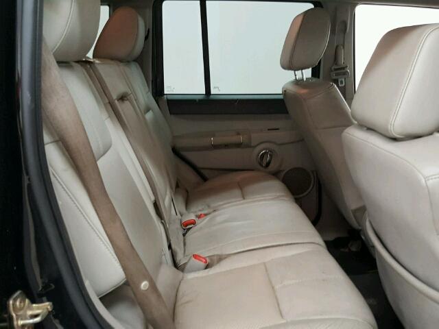 1J8HH58297C627229 - 2007 JEEP COMMANDER BLACK photo 6