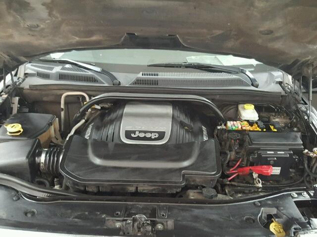 1J8HH58297C627229 - 2007 JEEP COMMANDER BLACK photo 7