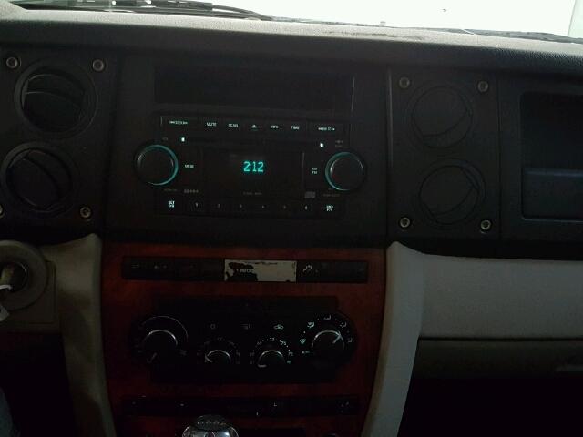 1J8HH58297C627229 - 2007 JEEP COMMANDER BLACK photo 9