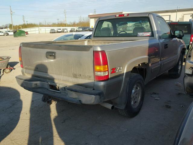 1GCEK14T42Z175442 - 2002 CHEVROLET SILVERADO TAN photo 4