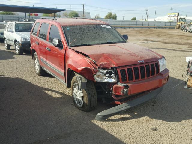 1J4HR48N56C270309 - 2006 JEEP GRAND CHER RED photo 1