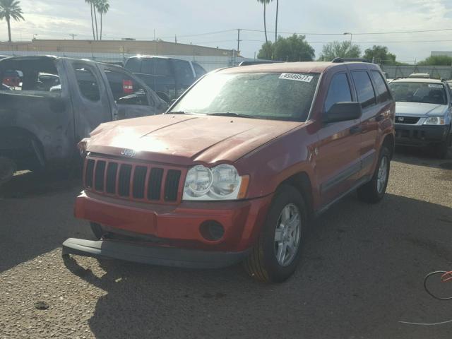 1J4HR48N56C270309 - 2006 JEEP GRAND CHER RED photo 2