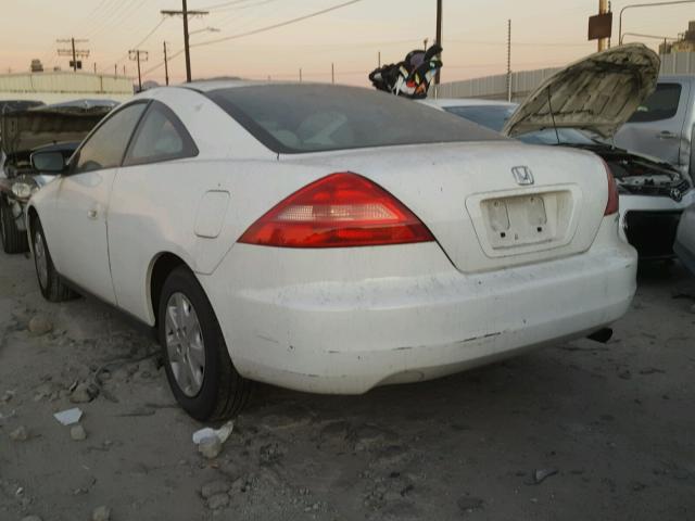 1HGCM72214A010742 - 2004 HONDA ACCORD LX WHITE photo 3