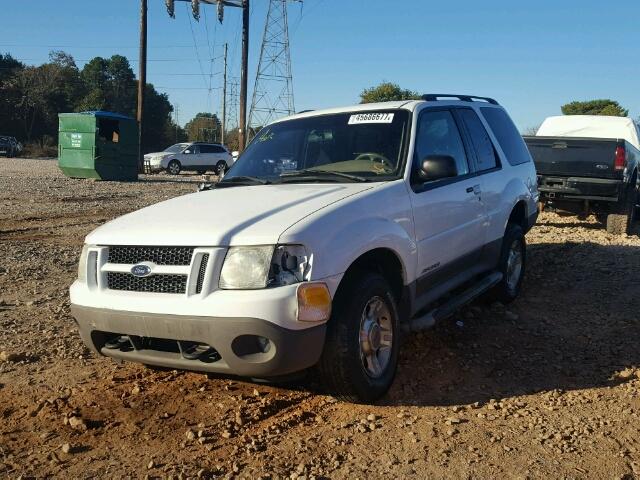 1FMYU60E92UB16844 - 2002 FORD EXPLORER S WHITE photo 2