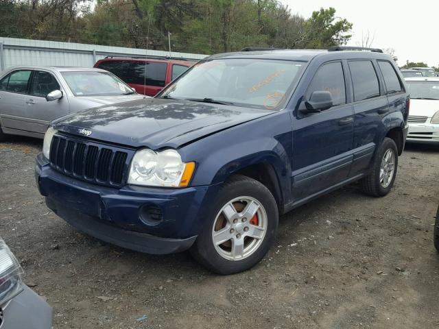 1J4GR48K45C506805 - 2005 JEEP GRAND CHER BLUE photo 2