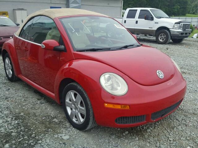 3VWRF31Y17M409138 - 2007 VOLKSWAGEN NEW BEETLE 红色 照片 1