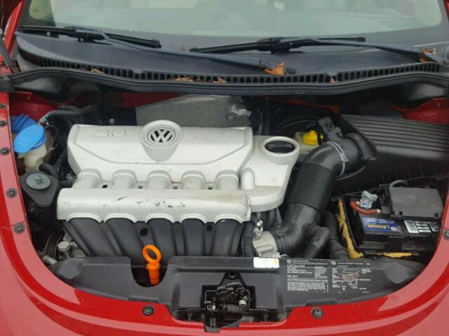 3VWRF31Y17M409138 - 2007 VOLKSWAGEN NEW BEETLE 红色 照片 7