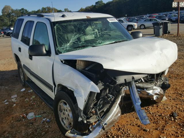 1GNEC13Z14J104243 - 2004 CHEVROLET TAHOE C150 WHITE photo 1